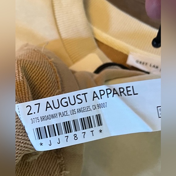 NWT Grey Lab Colorblock Cropped Top SZ L - Picture 10 of 11